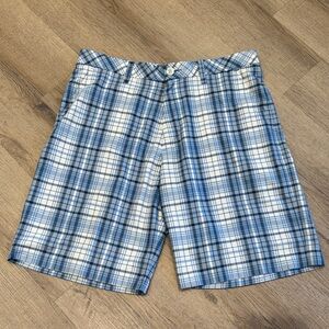 Ashworth Plaid Golf Shorts